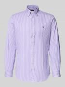 Polo Ralph Lauren Freizeithemd mit Knopfleiste in Flieder, Größe L