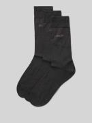 JOOP! Collection Socken mit Label-Print im 3er-Pack in Anthrazit Melan...