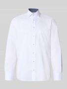 ETERNA Regular Fit Freizeithemd mit Brusttasche Modell 'Kent' in Weiss...