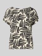 s.Oliver RED LABEL Relaxed Fit T-Shirt aus Viskose-Mix in Black, Größe...