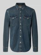 Levi's® Regular Fit Jeanshemd mit Brusttaschen und Label-Detail in Dun...
