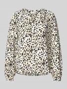 s.Oliver RED LABEL Regular Fit Bluse aus reiner Viskose in Offwhite, G...