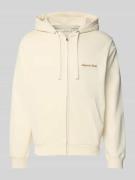 Jack & Jones Sweatjacke mit Känguru-Tasche und Reißverschluss in Offwh...