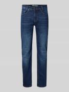 MAC Slim Fit Jeans im 5-Pocket-Design in Dunkelblau, Größe 31/30