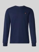 Polo Ralph Lauren Longsleeve mit gerippten Abschlüssen in Marine, Größ...