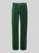 Polo Ralph Lauren Regular Fit Cordhose mit Stitching-Details in Gruen,...