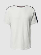 Tommy Hilfiger T-Shirt mit Rundhalsausschnitt in Offwhite, Größe L