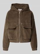 Only Loose Fit Bomberjacke aus Baumwoll-Mix Modell 'KENZIE' in Mittelb...