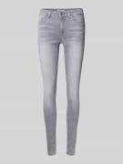 Only Skinny Fit Jeans aus Baumwoll-Mix Modell 'BLUSH' in Hellgrau, Grö...