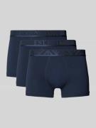 Emporio Armani Trunks mit Label-Bund im 3er-Pack in Dunkelblau, Größe ...