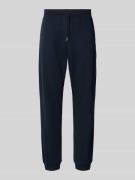 Tommy Hilfiger Regular Fit Sweatpants aus Baumwoll-Mix in Marine, Größ...
