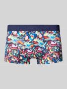 HOM Trunks mit Logo-Stitching Modell 'Psychedelic' in Black, Größe L