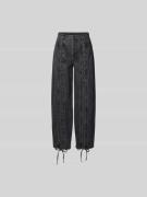 ROTATE Jeans mit 5-Pocket-Design in Black, Größe 24