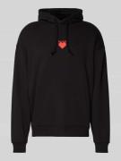 HUGO Hoodie mit Kapuze Modell 'Dewgili' in Black, Größe M