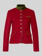 WHITE LABEL Slim Fit Blazer aus Woll-Mix mit Pattentaschen in Rot, Grö...