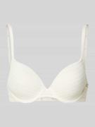 Marc O'Polo BH mit Streifenmuster in Offwhite, Größe 75C