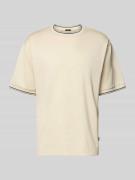 BOSS Regular Fit T-Shirt aus reiner Baumwolle Modell 'TAMES' in Offwhi...