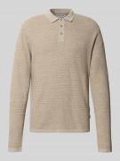 Jack & Jones Strickpullover mit Kentkragen in Beige, Größe L