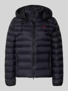 Polo Ralph Lauren Steppjacke mit Label-Stitching in Black, Größe M