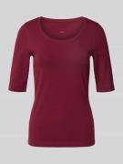 OPUS T-Shirt mit Rundhalsausschnitt und 1/2-Arm in Bordeaux, Größe 38