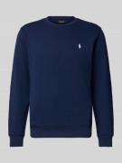 Polo Ralph Lauren Sweatshirt mit gerippten Abschlüssen in Dunkelblau, ...