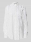 HUGO Oversized Bluse aus Viskose-Mix Modell 'THE OVERSIZE SHIRT' in We...