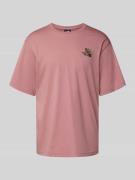 The North Face T-Shirt mit Label-Stitching in Altrosa, Größe L