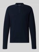 Jack & Jones Strickpullover mit Kentkragen in Marine, Größe L