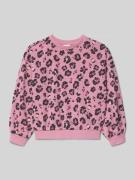 s.Oliver RED LABEL Oversized Sweatshirt aus Baumwoll-Mix in Fuchsia, G...
