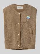 American Vintage Relaxed Fit Weste mit Logo-Patch Modell 'Hoktown' in ...