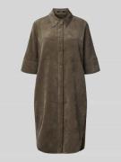 OPUS Knielanges Hemdblusenkleid mit Knopfleiste Modell 'Winchesta' in ...