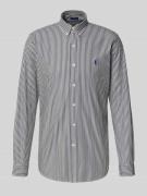 Polo Ralph Lauren Freizeithemd mit Knopfleiste in Hellgrau, Größe L