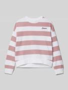 Mango Sweatshirt mit Statement-Stitching Modell 'dreamer' in Rosa, Grö...
