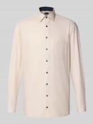 OLYMP Modern Fit Businesshemd aus reiner Baumwolle in Sand, Größe 41