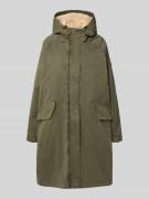 Blonde No. 8 Mantel mit Kapuze in Khaki, Größe 40