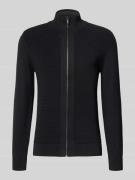 MCNEAL Strickjacke mit Stehkragen in Black, Größe XXXL