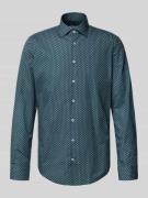 SEIDENSTICKER Slim Fit Business-Hemd mit Kentkragen in Gruen, Größe 40