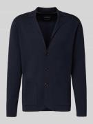 Fynch-Hatton Strickjacke mit Knopfleiste in Marine, Größe L