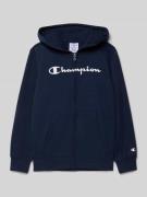 CHAMPION Sweatjacke mit Kapuze in Marine, Größe 140