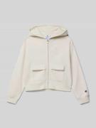 CHAMPION Sweatjacke mit Kapuze in Ecru, Größe 128