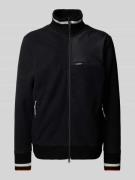 FIRE + ICE Sweatjacke mit Stehkragen Modell 'GEREON' in Black, Größe M