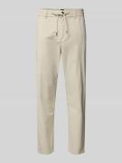 BOSS Orange Tapered Fit Chino aus Baumwoll-Mix in Beige, Größe 30/32