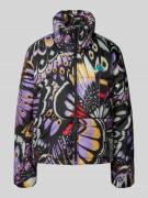 adidas Sportswear Steppjacke mit Logo-Print und Reißverschluss in Lila...