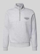 Jack & Jones Sweatshirt mit Stehkragen Modell 'AKOTO' in Hellgrau Mela...