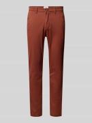 Jack & Jones Regular Fit Chino mit Stretch-Anteil Modell 'MARCO' in Ro...