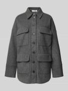 Christian Berg Woman Jacke mit Hemdblusenkragen und Pattentaschen in A...