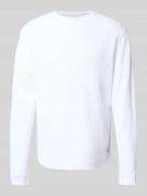 Levi's® Sweatshirt mit Strukturmuster in Weiss, Größe M