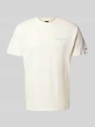 Tommy Jeans Regular Fit T-Shirt aus reiner Baumwolle in Offwhite, Größ...