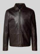 Strellson Regular Fit Lederjacke aus echtem Lammnappa Modell 'KELLAN' ...