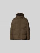 Closed Steppjacke mit Kapuze in Khaki, Größe L